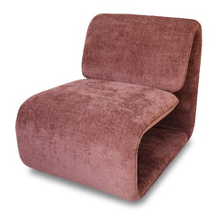 Lounge Chair | Lila Burgundy | Myka Home