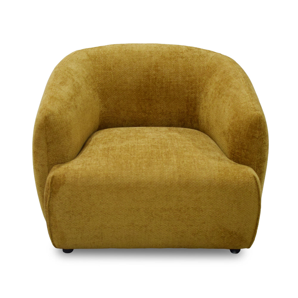 Armchair | Lila Ochre | Myka Home - View 2