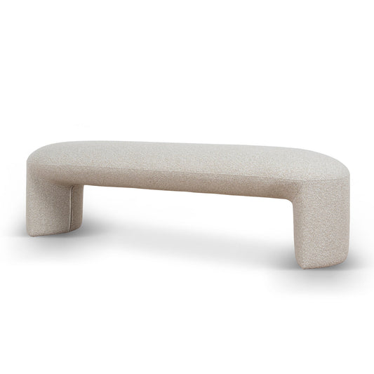 150cm Long Ottoman Bench | Cream Beige | Myka Home