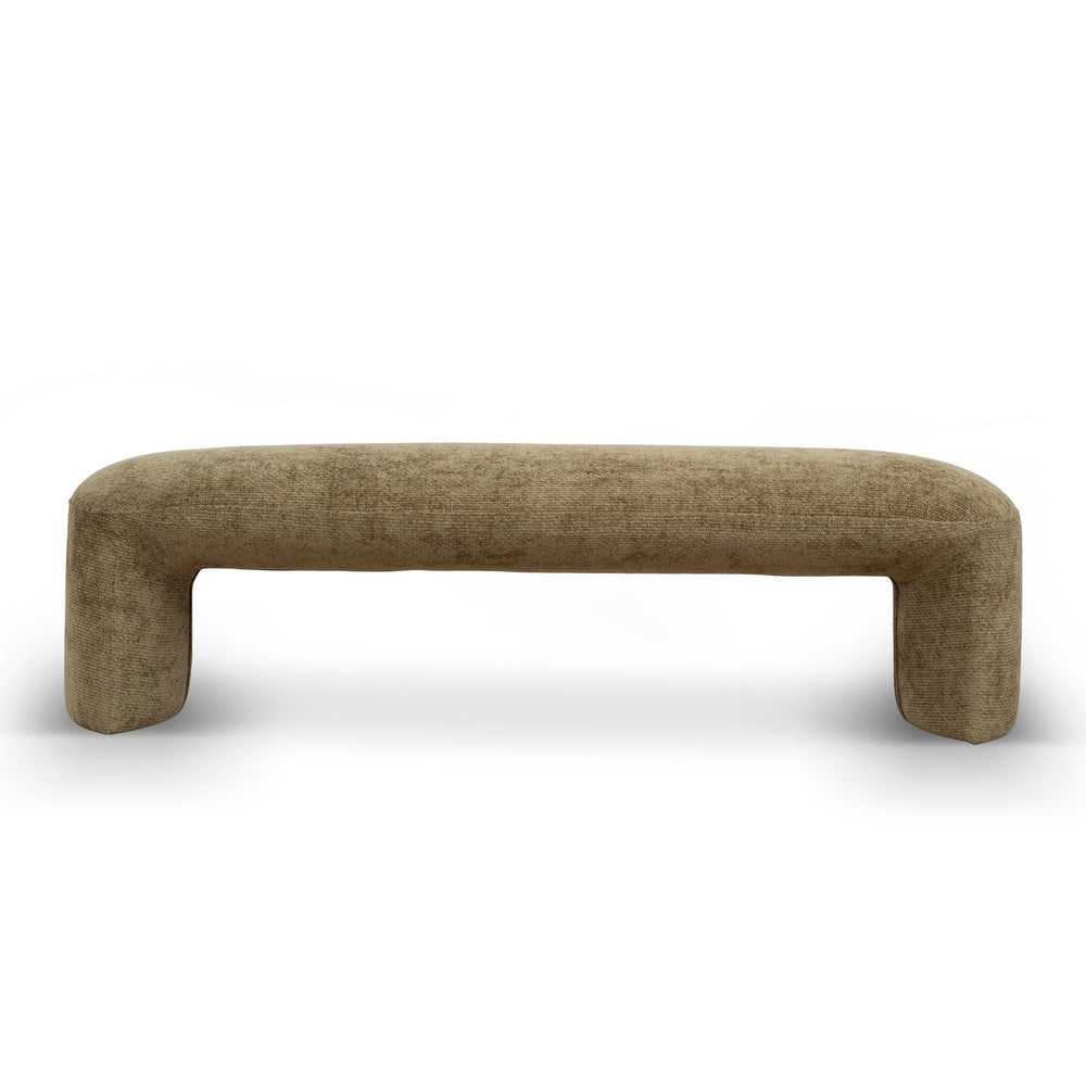 150cm Long Ottoman Bench | Lila Olive | Myka Home - View 2