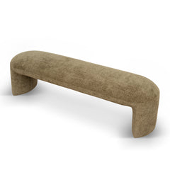 150cm Long Ottoman Bench | Lila Olive | Myka Home