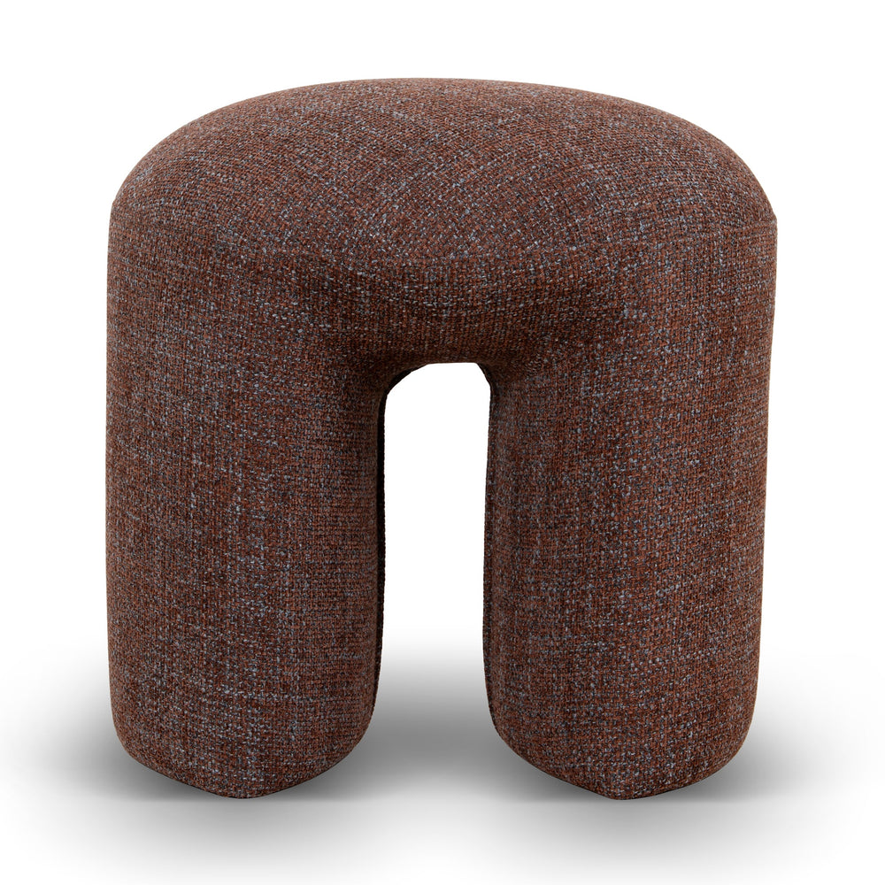 Round Ottoman | Moss Brown | Myka Home - View 2