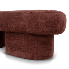150cm Long Ottoman Bench | Lila Burgundy | Myka Home