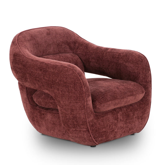 Armchair | Lila Burgundy | Myka Home