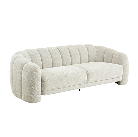 3 Seater Sofa | Woven Ivory | Myka Home