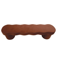 Ottoman Bench | Burnt Brown | Myka Home