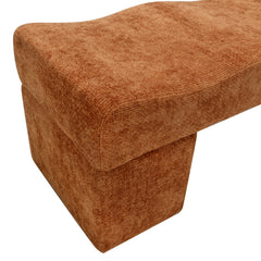 1.8M Ottoman Bench | Lila Copper | Myka Home