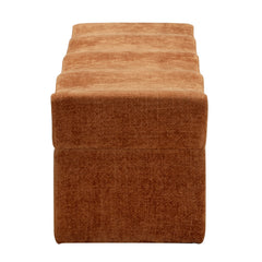 1.8M Ottoman Bench | Lila Copper | Myka Home