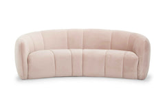 Ex Display - CLC6412 3 Seater Fabric Sofa - Blush