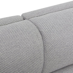 CLC6649-CA 4 Seater Fabric Sofa - Grey