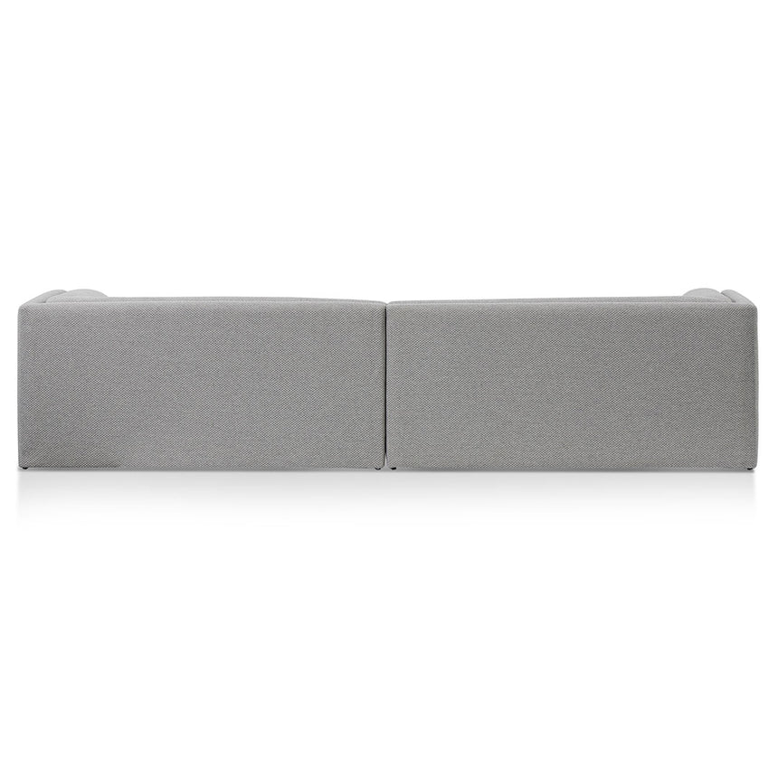 4 Seater Fabric Sofa - Grey - View 8