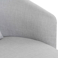 CLC6657-KSO Swivel Armchair - Light Texture Grey
