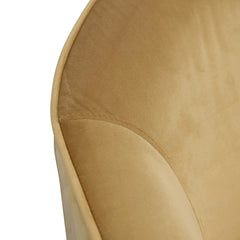 Fabric Armchair - Mustard