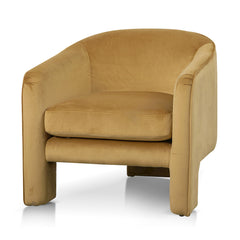 Fabric Armchair - Mustard
