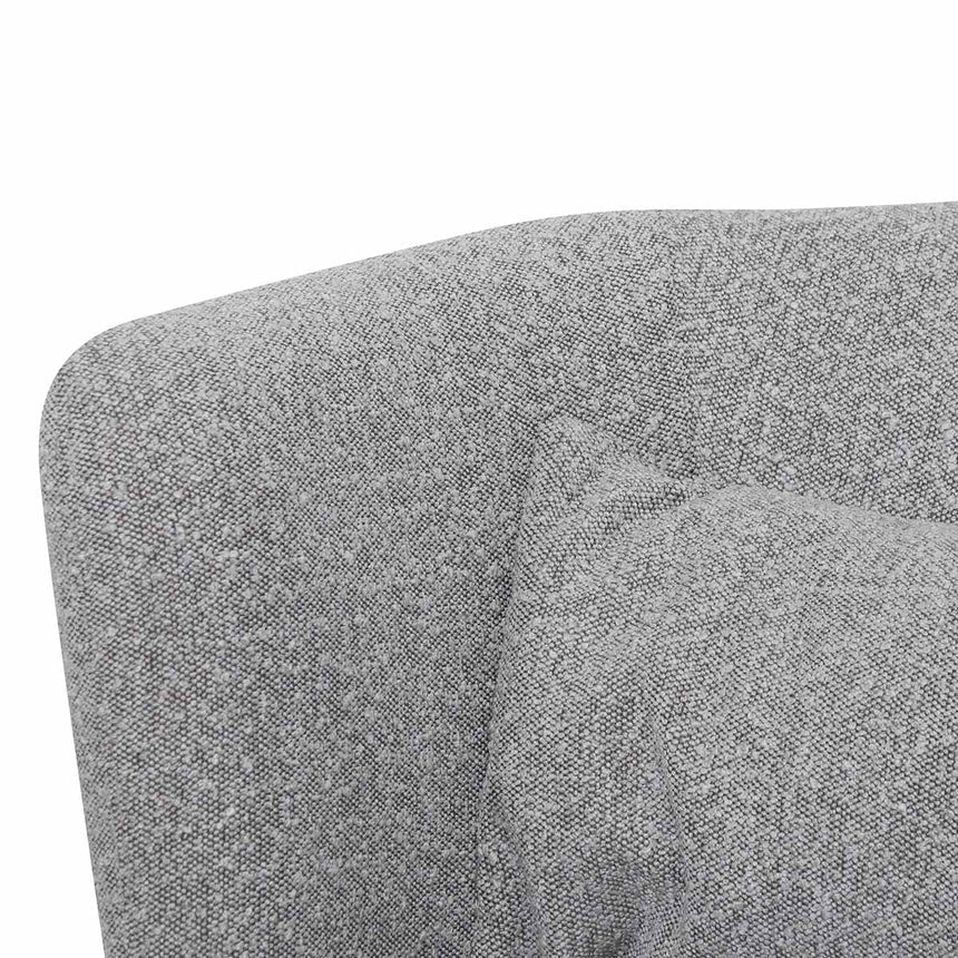Armchair - Ash Grey Boucle - View 7