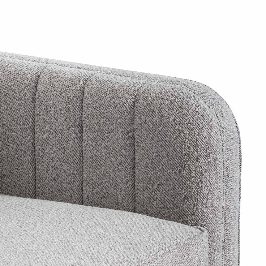 3 Seater Sofa - Ash Grey Boucle - View 7