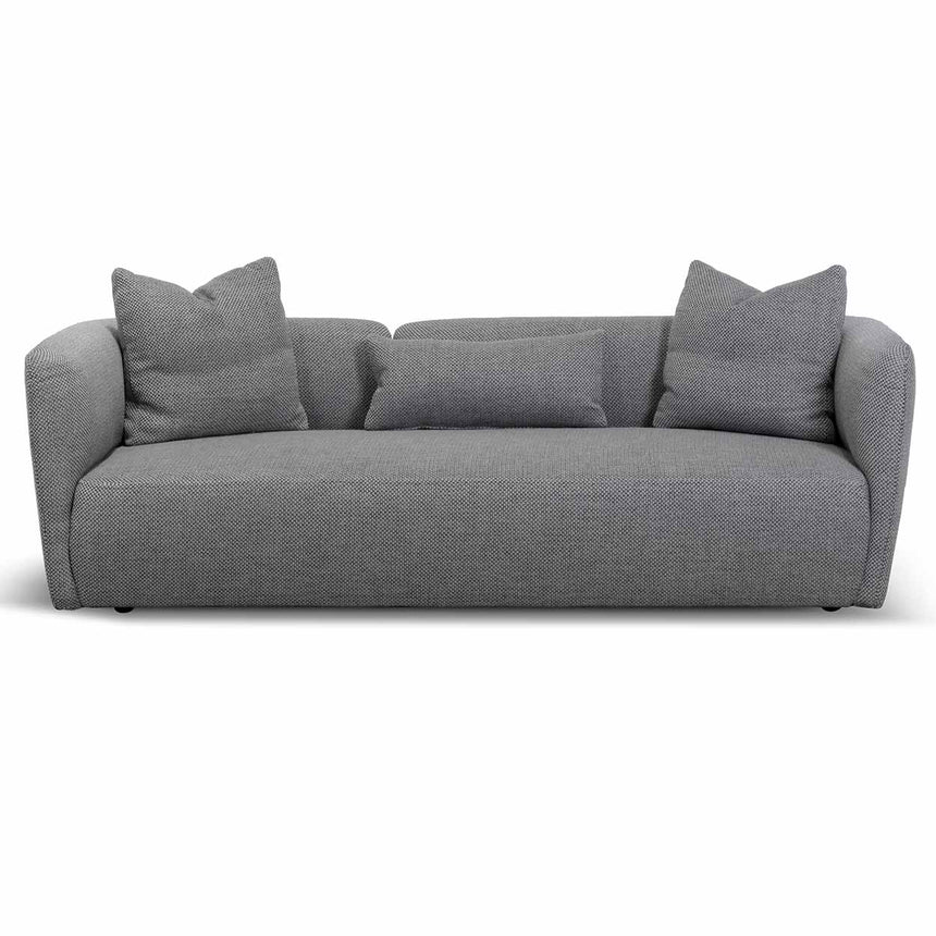 3 Seater Fabric Sofa - Noble Grey - View 2