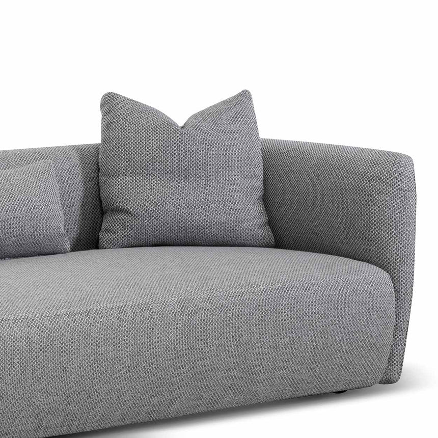 3 Seater Fabric Sofa - Noble Grey - View 4
