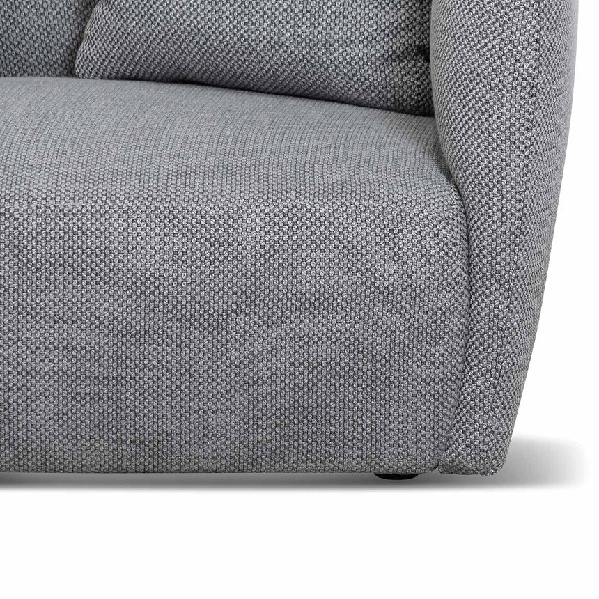 3 Seater Fabric Sofa - Noble Grey - View 10