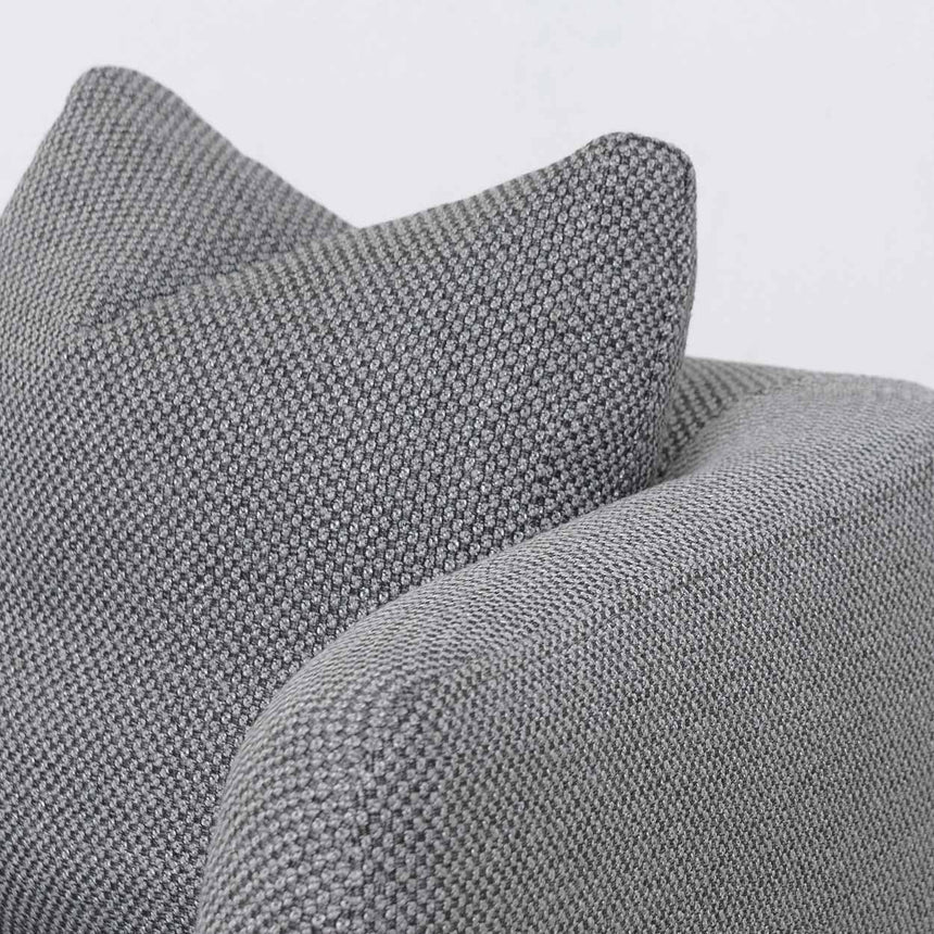 3 Seater Fabric Sofa - Noble Grey - View 5
