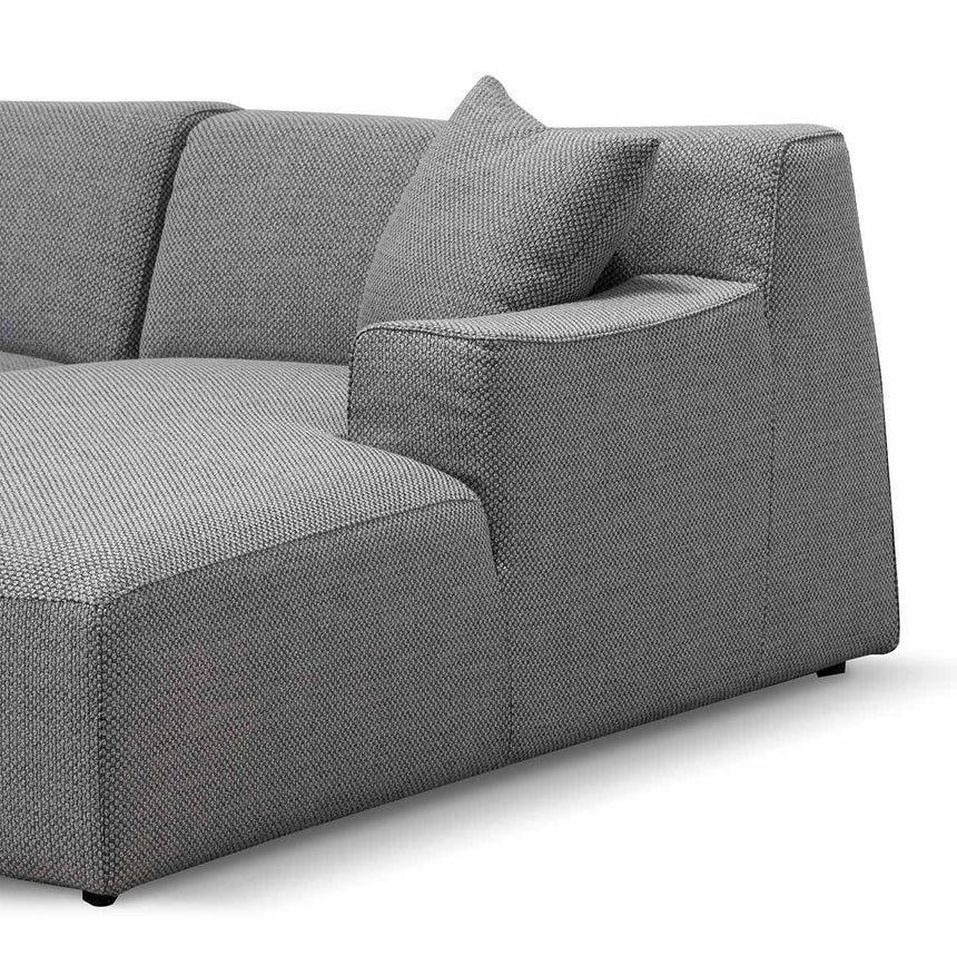 3 Seater Right Chaise Sofa - Noble Grey - View 13