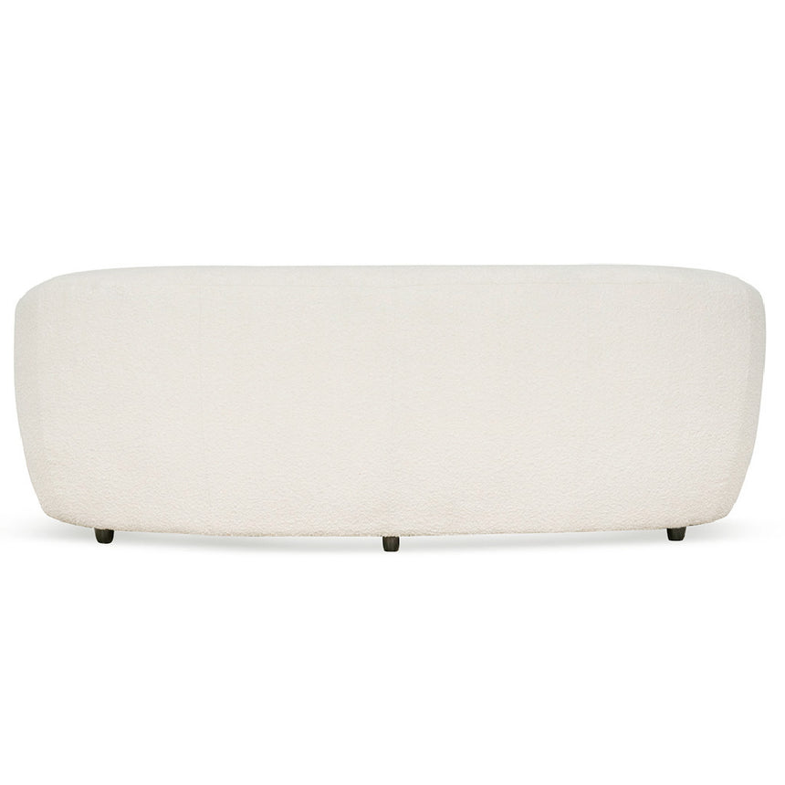 3 Seater Sofa - Ivory White Boucle - View 11