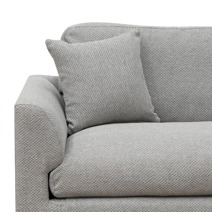 4 Seater Fabric Sofa - Grey - View 6