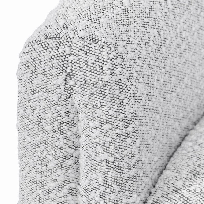 Armchair - Charcoal White Boucle - View 16