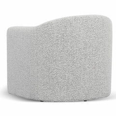 CLC6867-CA Armchair - Charcoal White Boucle