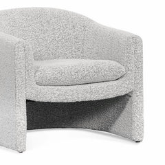 CLC6867-CA Armchair - Charcoal White Boucle