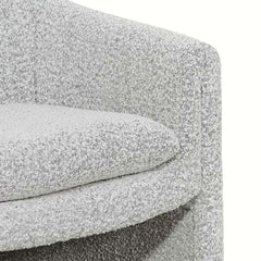 CLC6867-CA Armchair - Charcoal White Boucle