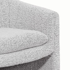 CLC6867-CA Armchair - Charcoal White Boucle