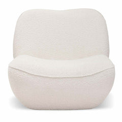 CLC6869-CA Lounge Chair - Ivory White Boucle