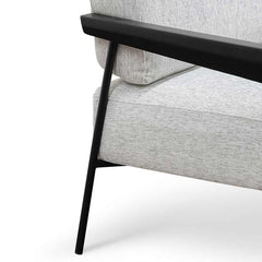 CLC6889-SD Fabric Lounge Chair - Silver Grey