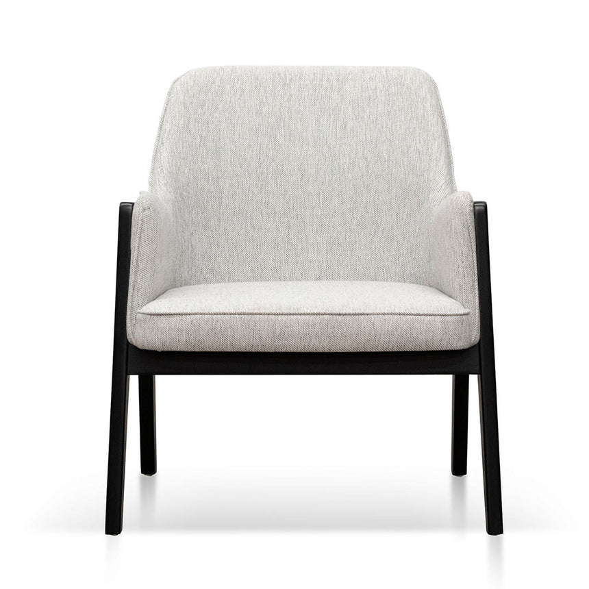 Fabric Lounge Chair - Silver Grey - View 2