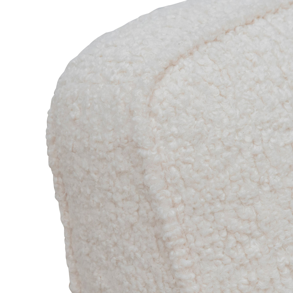 Armchair - Ivory White Sherpa - View 10