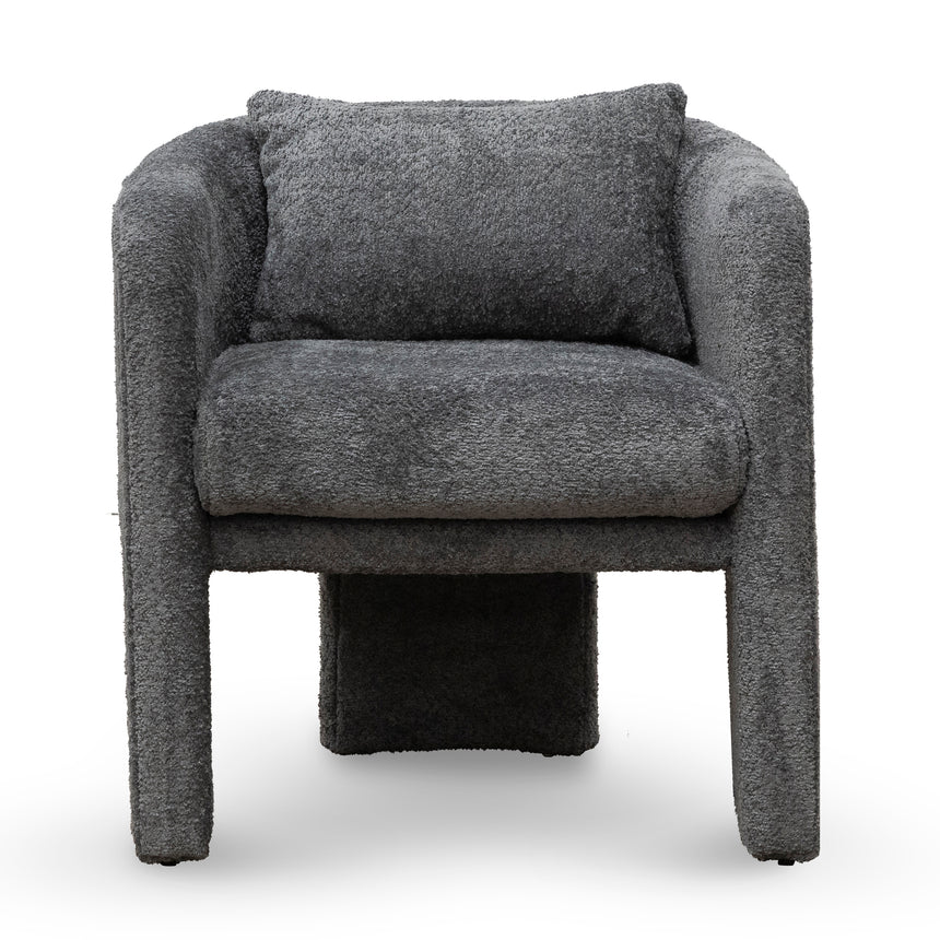 Fabric Armchair - Iron Grey - View 2