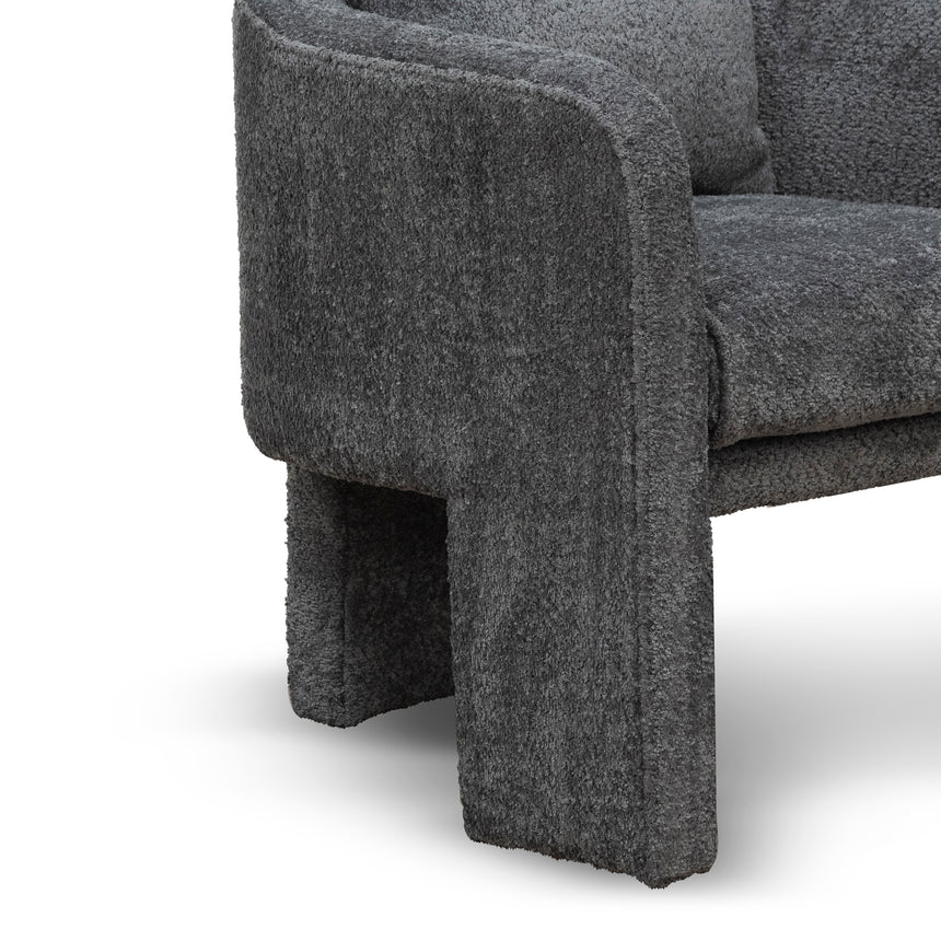 Fabric Armchair - Iron Grey - View 8