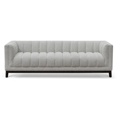 CLC6924-CA 3 Seater Sofa -Light Grey Boucle