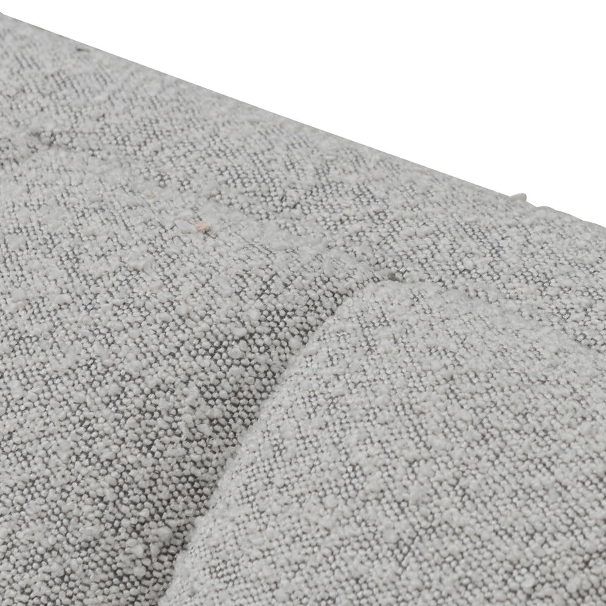3 Seater Sofa -Light Grey Boucle - View 5
