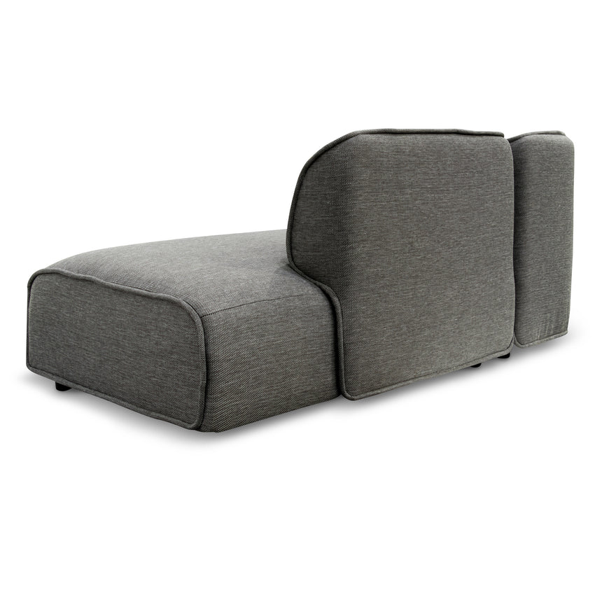 Left Return Modular Fabric Corner Sofa - Graphite Grey - View 10