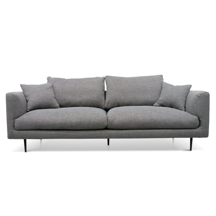 4 Seater Fabric Sofa - Noble Grey - View 3