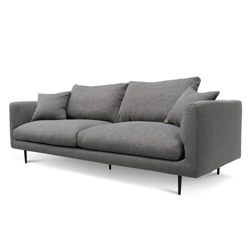 4 Seater Fabric Sofa - Noble Grey - View 4