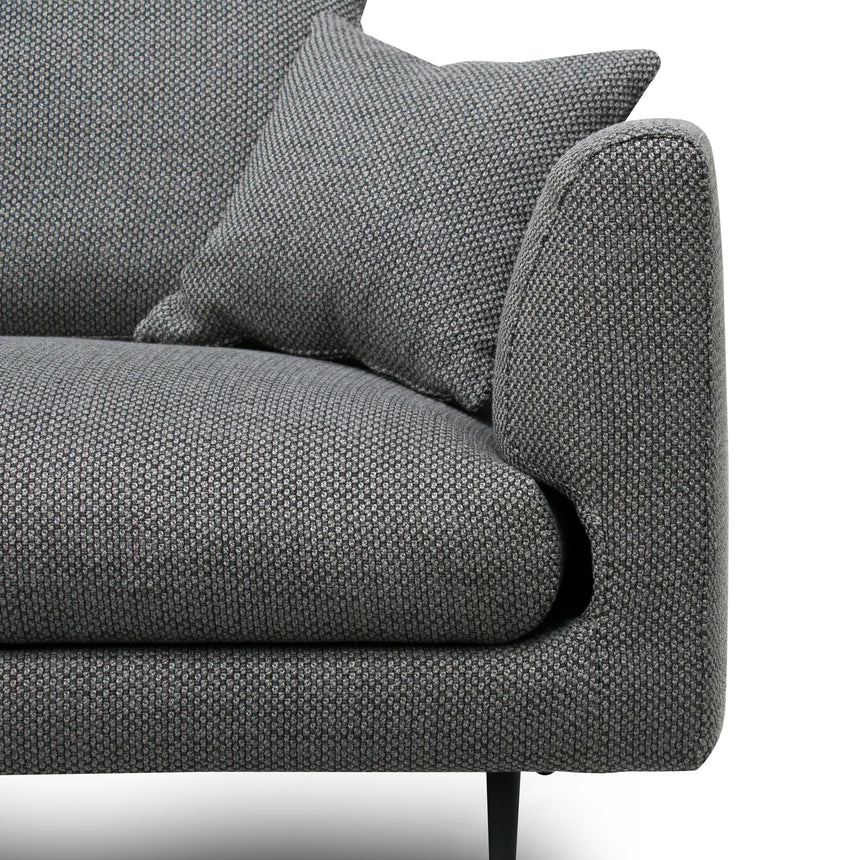 4 Seater Fabric Sofa - Noble Grey - View 7