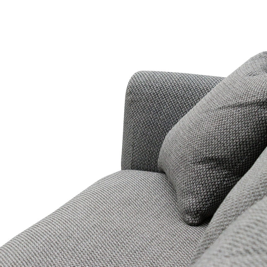 4 Seater Fabric Sofa - Noble Grey - View 8