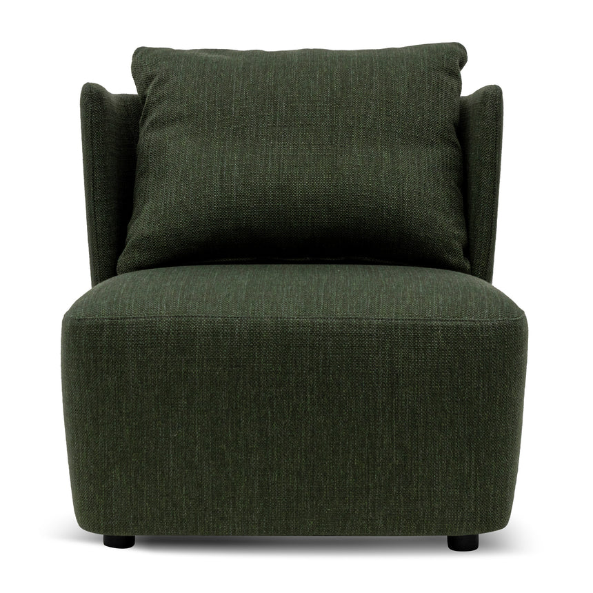 Fabric Armchair - Fir Green - View 2