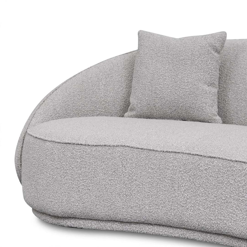 4 Seater Sofa - Ash Grey Boucle - View 7