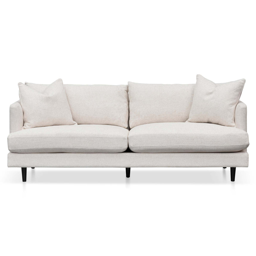 3 Seater Fabric Sofa - Silver Rust - View 2