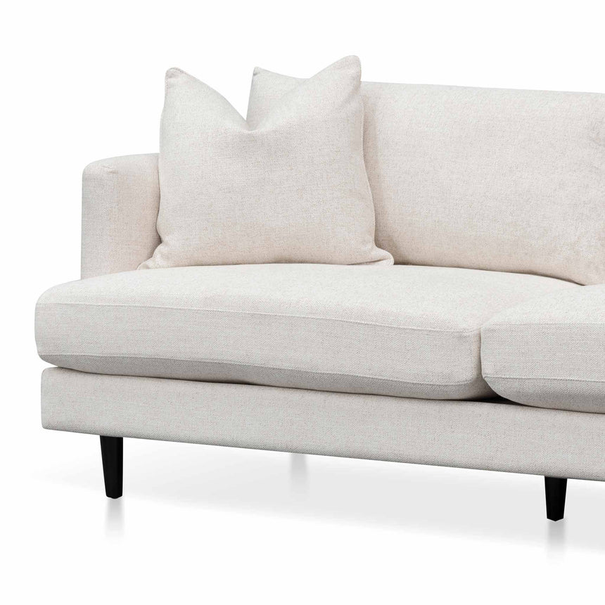 3 Seater Fabric Sofa - Silver Rust - View 3