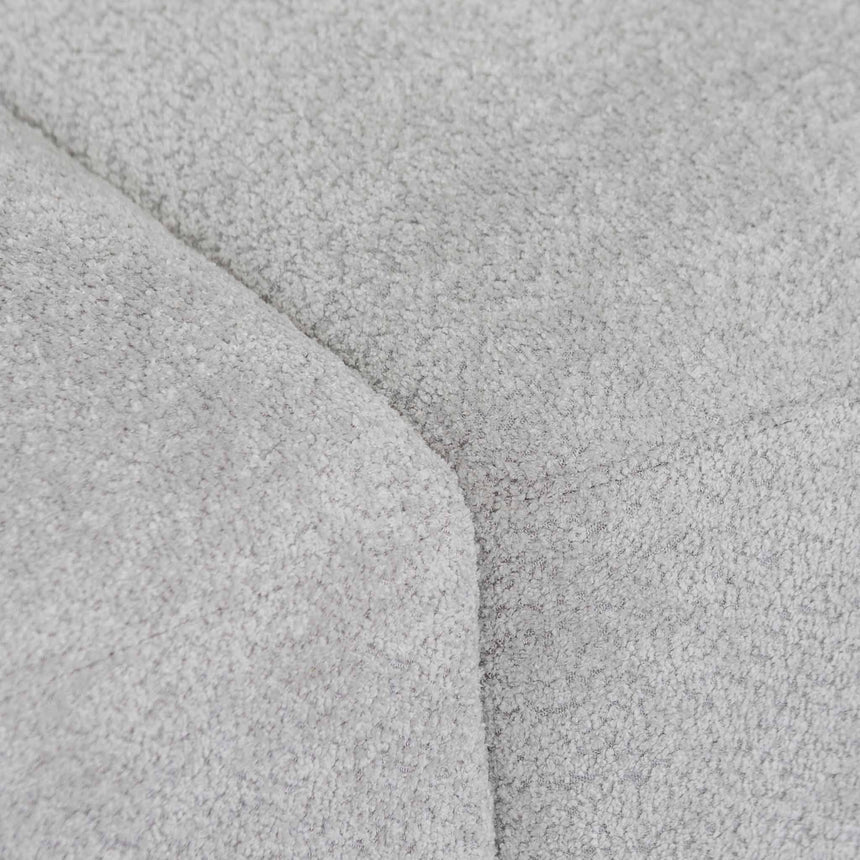 4 Seater Sofa - Light Grey Fleece - View 9